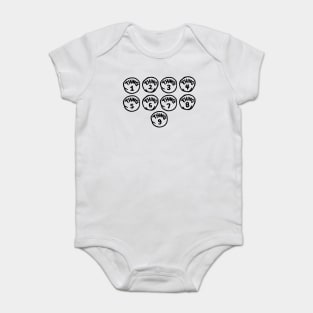 Thing 1 2 3 4 5 6 7 8 9 Baby Bodysuit